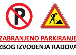 PRIVREMENA ZABRANA PARKIRANJA NA PARKIRALIŠTU U SPORTSKOM PROLAZU